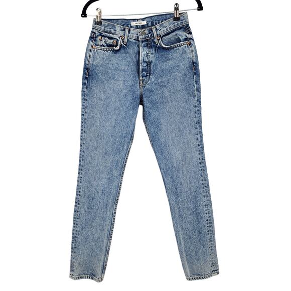 GRLFRND Karolina Button Fly Medium Wash Skinny Jeans In Don’t You Know Size 25 - Picture 1 of 5